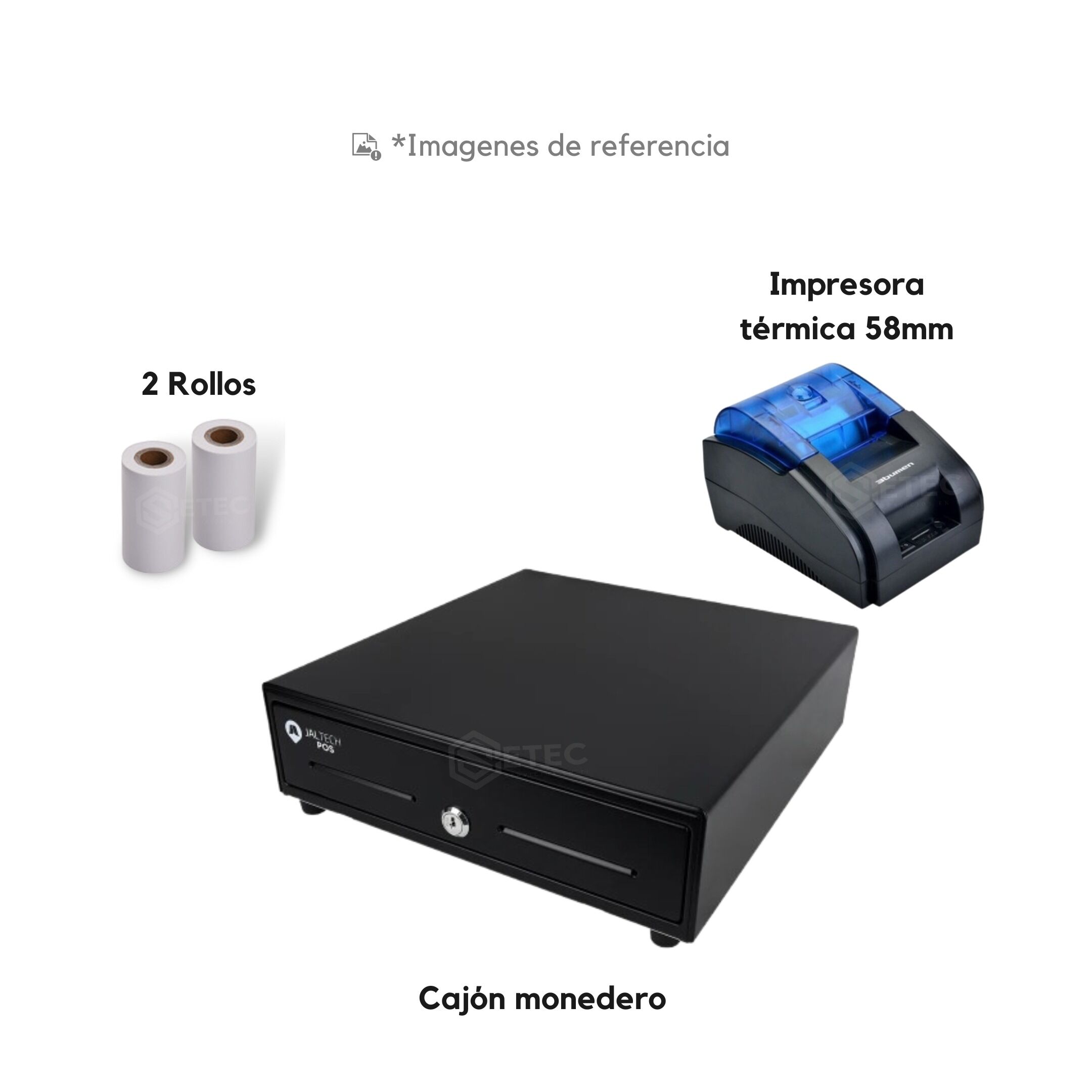 kit-cajon-58 combo pos con impresora y cajón monedero