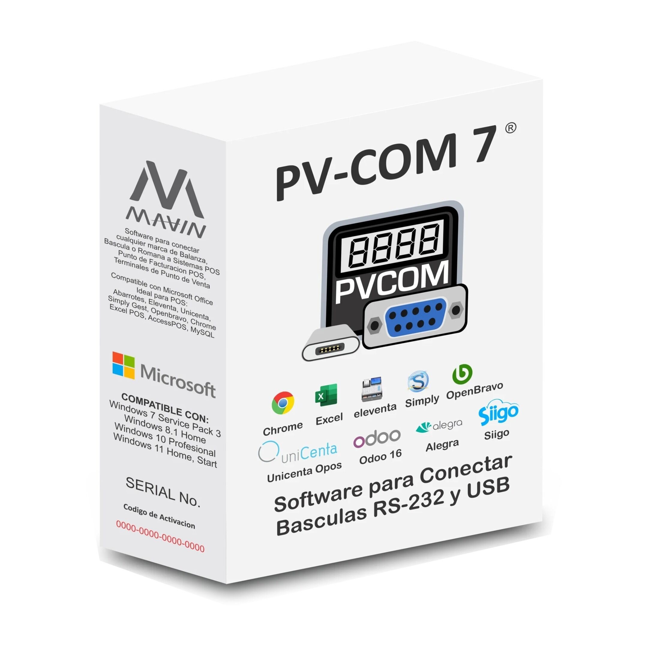pv-com-1 Software conexión básculas