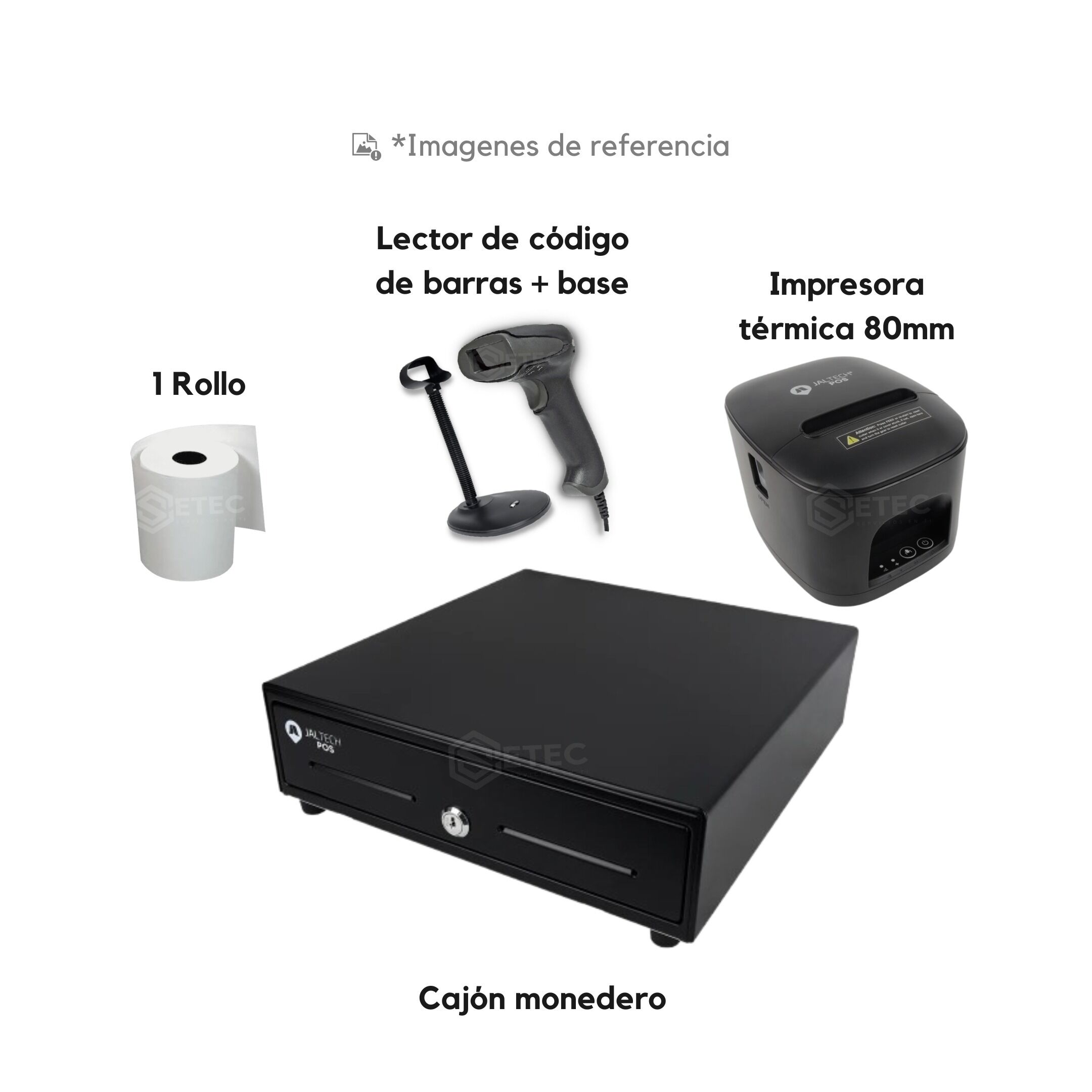 kit-completo-80-lector-1d combo punto de venta completo 80mm