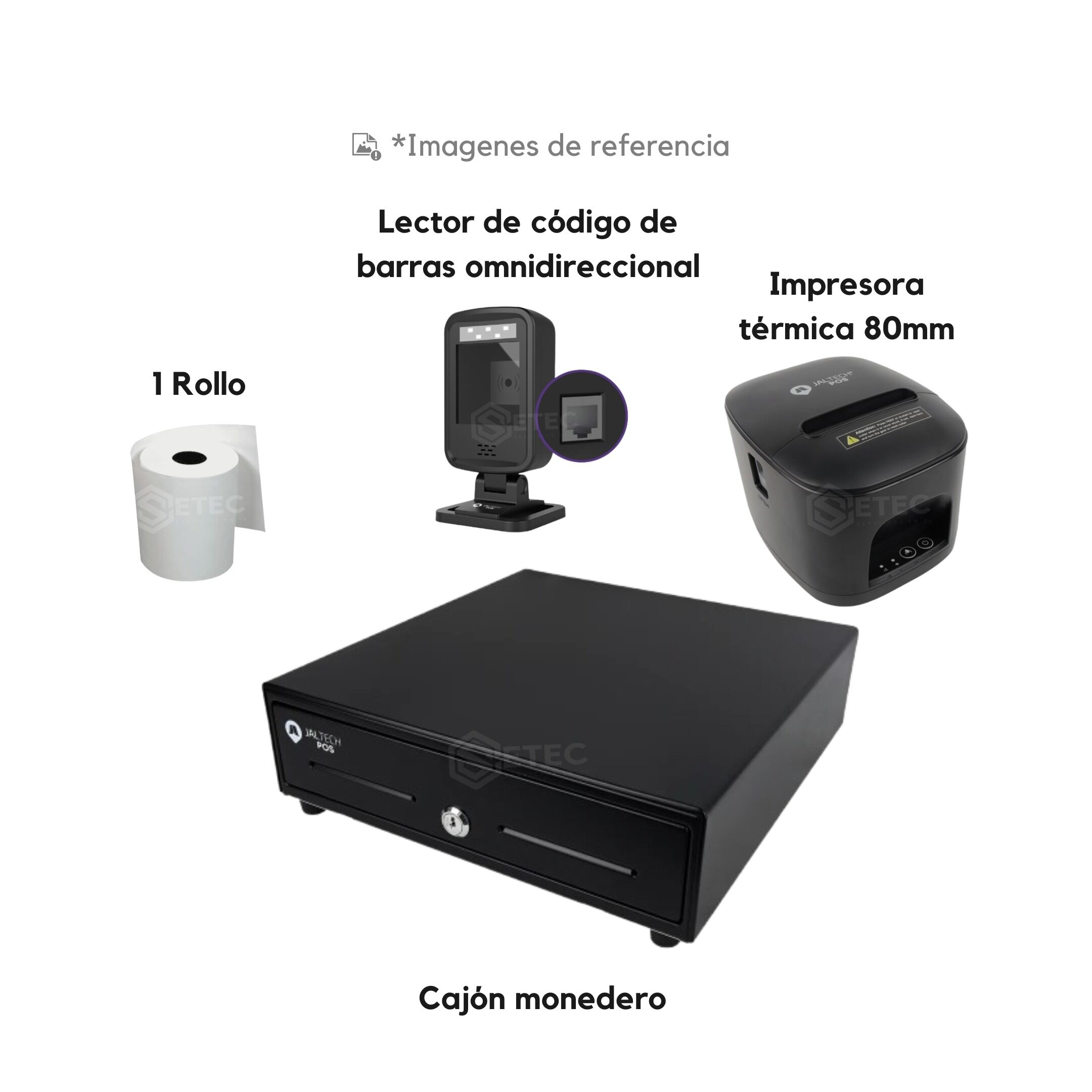 kit-completo-80-omnidireccional combo lector omnidireccional e impresora 80mm